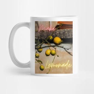 Make Lemonade - a colourful, optimistic, inspring design Mug